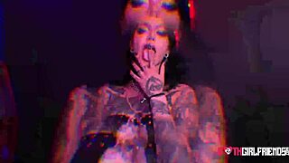 Tattooed aurora anarchy enjoyed rough bdsm and face fucking