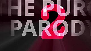 kyra gets bound with banana in ass for purge parody