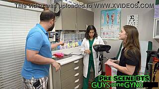 Perverted podiatrists mira monroe and aria nicole take advantage of male patients feet
