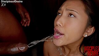 may thai takes bbc piss in anal play