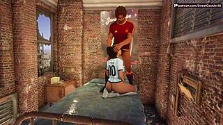 spanish fan roughly fucks argentinian girl in hotel