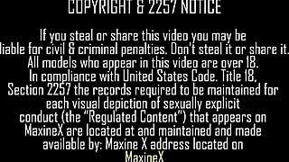 Maxine spreads legs and squirts