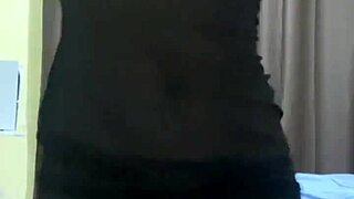 Blonde dances funk in transparent dress