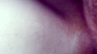 intense solo play by amateur lesbian