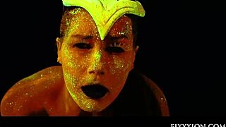 i-i fingered my glow in the dark goddess fantasy
