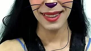 pretty ladyboy live on facebook webcam