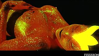 i-i fingered my glow in the dark goddess fantasy