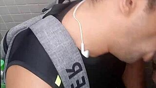 sucked the married teacher to pass college