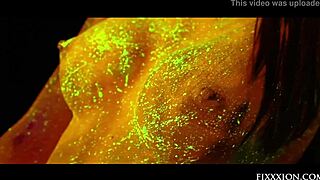 i-i fingered my glow in the dark goddess fantasy