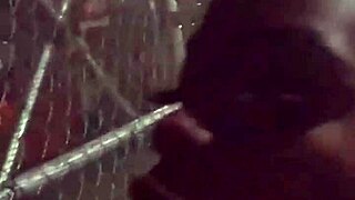 cock sucking cousin blows black dick on campus