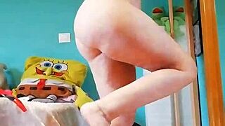 Trying on my new tiny thongs, wanna see?