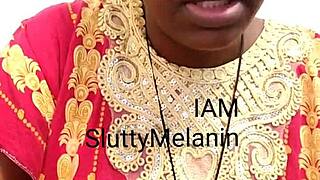 Ebony MILF Engages in Raw Sex with Black Partner