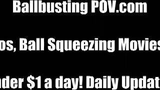 Femdom Ball Kicking Humiliation