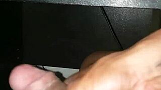 stroking my hard cock just for you, damn hot!