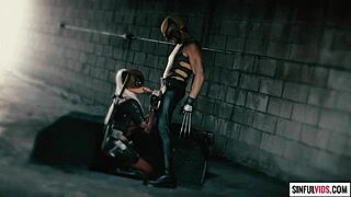 Jessica Drake and Tommy Gunn rocking Deadpool XXX parody scene! 😜