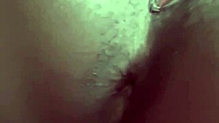 amateur teen squirts with huge vibrator solo