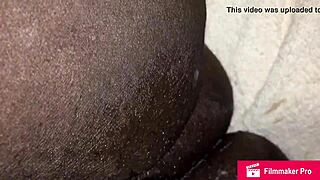 Ebony princess gets pleasure from toys and moans