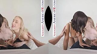 Super Slutty Latinas Team Up for VR Foursome Fuck