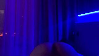 the redheaded beauty carefully stretches her holes with her hand, revealing a wet, captivating view.