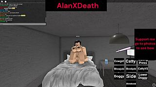 she was enjoying it but the game got banned in roblox