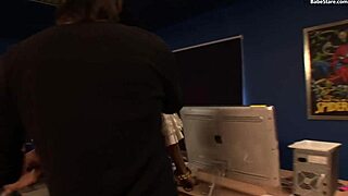 Beautiful Black Woman in Lingerie Gets Pussy Fucked