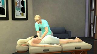 Sims 4 recreates Elle Fanning's sensual massage experience