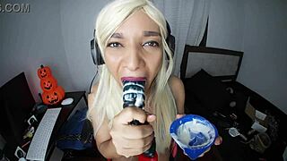 i'm doin' this muskbang with a giant gommy worm in my asmr porno sesh...