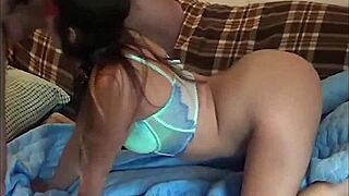 Amateur Brunette Babe Achieves Intense Anal Orgasm