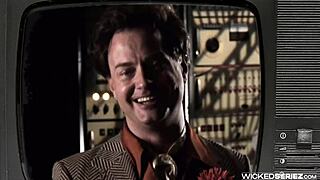 Kristina Rose's parody scene features intense doggystyle and deepthroat action