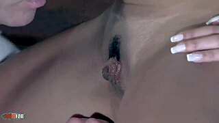 young blonde babe with natural tits in a casual scene