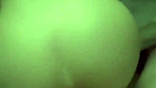 small 4 ft 10 blonde bent over, getting fucked hard from behind?