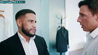 Intense Emotions as Tattooed Gay Hunk Fucks and Gets Fucked by BFF Stud in Missionary Passion