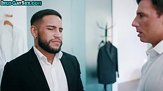 Intense Emotions as Tattooed Gay Hunk Fucks and Gets Fucked by BFF Stud in Missionary Passion