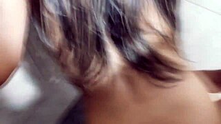 Desi cousin's bathroom exploit: POV recording