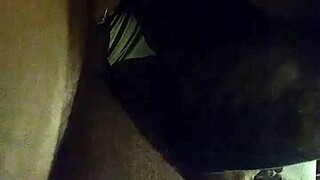 my step mom sucking her bf dick n swallow