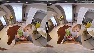 stepbrother's new virtual toy
