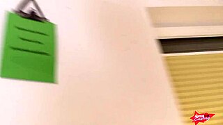 Slim blonde teen 18+ receives rough creampie after deepthroat blowjob