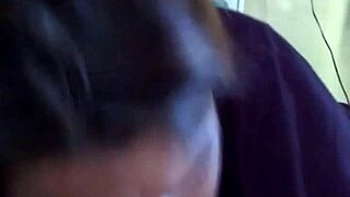 Girlfriend sucks my cock with blowjob action