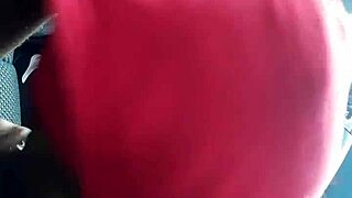 sloppy ebony blowjob in the car