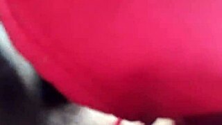 sloppy ebony blowjob in the car