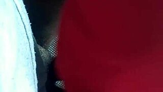 sloppy ebony blowjob in the car