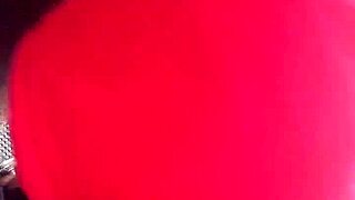 sloppy ebony blowjob in the car