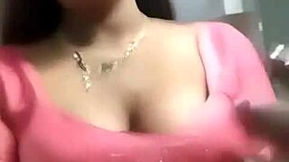 Indian Bhabhi Teasing With Her Tits