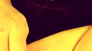 Milf Fingers Hairless Pussy in First Solo Masturbation