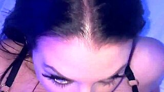 Angela White's huge tits bounce during quickie anal with blowjob.