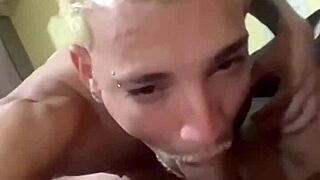 i suck two big cocks for drinks at home