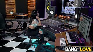 russian beauty crystal rush rides and gets bent over for group cumshot