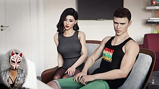 ms. denvers shows upskirt in ep 23