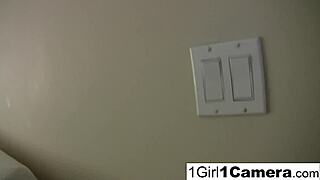 behind the scenes, kelly surfer indulges in solo masturbation, showing her sexy body close up.