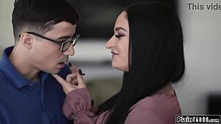 Wow, Busty Milf Bangs Teen Neighbor Right in Front of Wife!